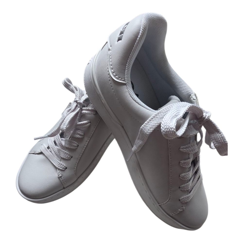 Coach White Leather Sneakers - Picture 6 of 7
